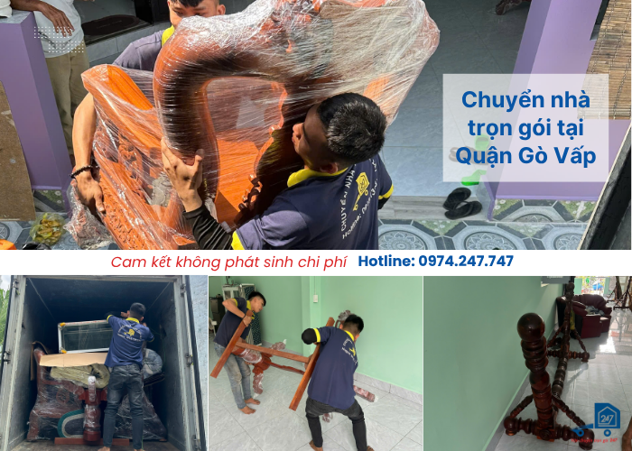 Dịch vụ chuyển nhà trọn gói tại Quận Gò Vấp tối ưu chi phí